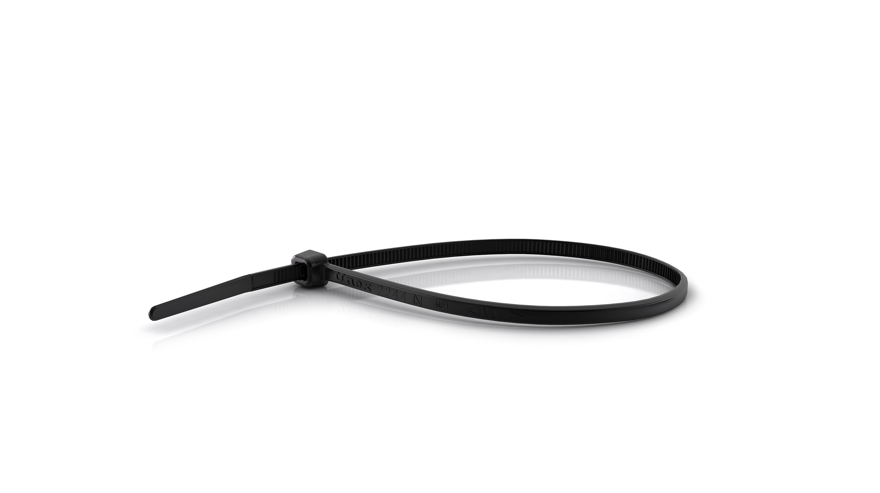 UNEX 2273-0 Brida de uso exterior poliamida 6.6W 102x7,7x376 negro